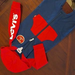Levi's Hooded Baby Romper 9-12M (75-80 cm)